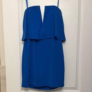 BCBGMaxAzria Strapless Royal Blue Dress